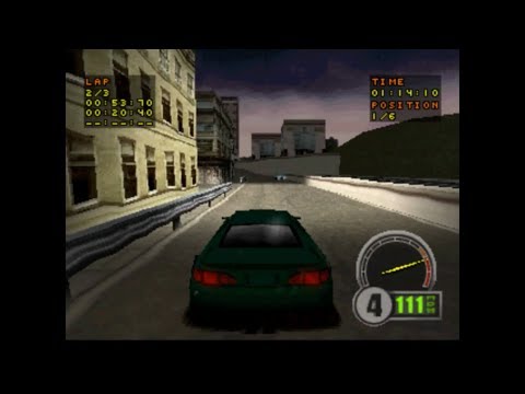 Test Drive 6 (1999) PSX Gameplay - Newcastle BWD Circuit