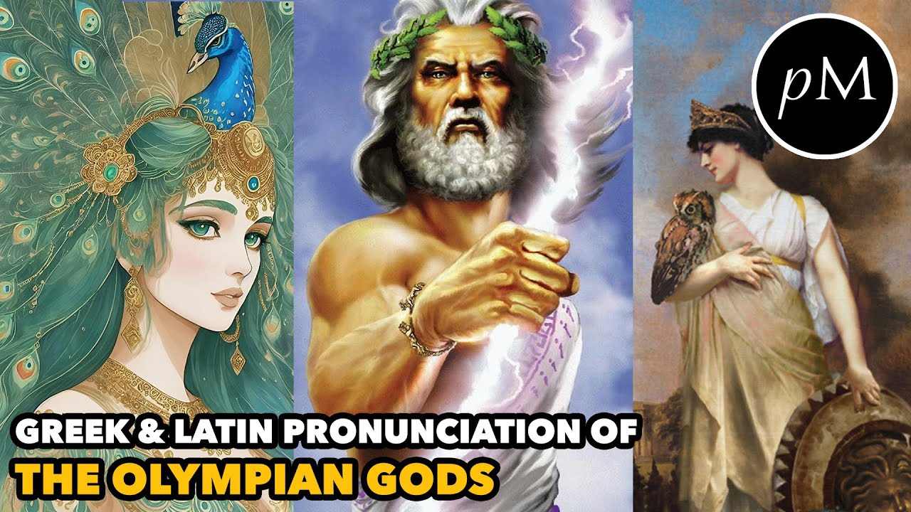 How are the Gods' Names Pronounced in Latin & Ancient Greek?