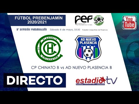 Emisión en directo. PREBENJAMINES. CP Chinato B-AD Nuevo Plasencia B (Sábado 8 de mayo, 10:30)