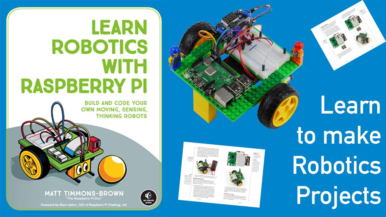 Learn Robotics with Raspberry Pi - NEW Robotics Project Book Available Now!