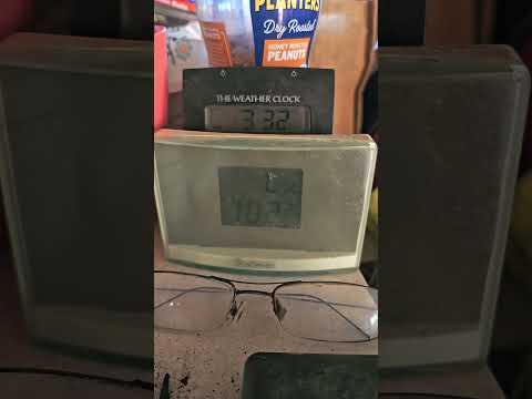 It's 106 outside and 102 inside. The cats are on a wet towel under the motorhome, so they're OK.