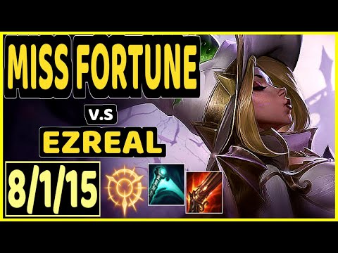 STIXXAY (MISS FORTUNE) vs EZREAL - 8/1/15 KDA BOTTOM ADC CHALLENGER GAMEPLAY - NA