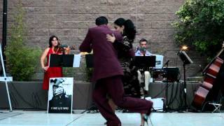 Milena Buitrago and Andres Bravo perform with QTANGO