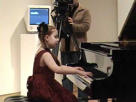 Anastasia Rizikov | Haydn- Sonata in C major, Hob. XVI 35, I Movement (9 years old)