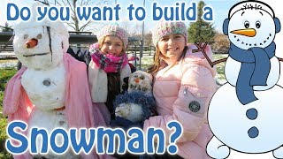 SNOW PLAY DAY! Wanna Build a Snowman?! | Crazy8Family
