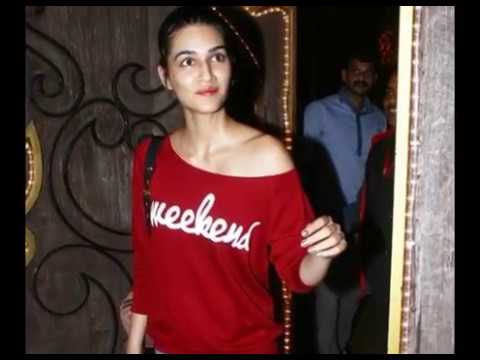 Kriti Sanon and her sister outside Mahera spa