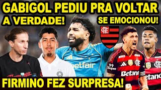 GABIGOL PEDIU PARA VOLTAR PRO FLAMENGO? A VERDADE! FIRMINO FEZ SURPRESA PRO MENGÃO! FLA CLASSIFICADO