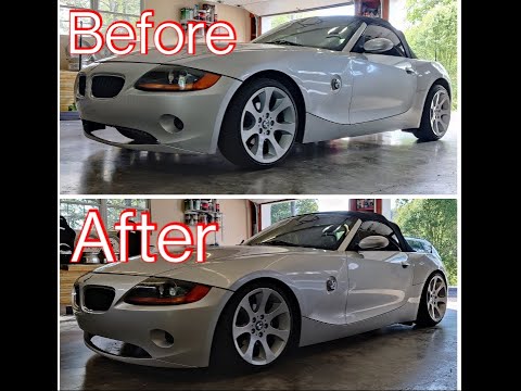 HOW TO INSTALL COILOVERS, QUICK AND EASY TUTORIAL! 2003 BMW Z4 E85
