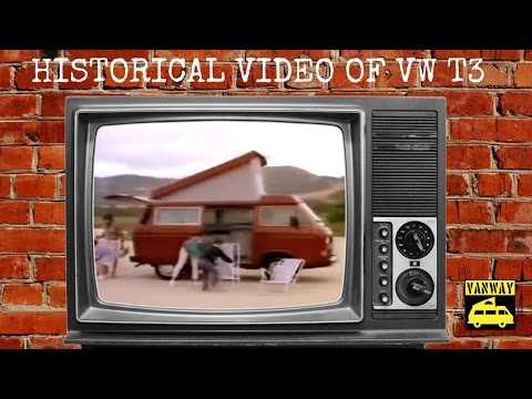 Historical Video of VW T3 (T25) Vanagon Westfalia 1987 Promotional USA video
