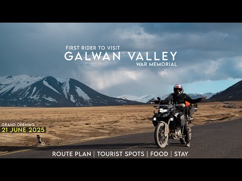 FIRST TIME ON YOUTUBE - RIDE TO GALWAN WAR MEMORIAL IN LADAKH | ROUTE | STAY | EP-02 LEH TO GALWAN