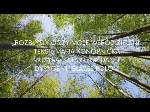 ,,Rozbłysły oczy moje wśród zieleni" - muzyka: Katarzyna Danel / Błażej Połom - dyrygent