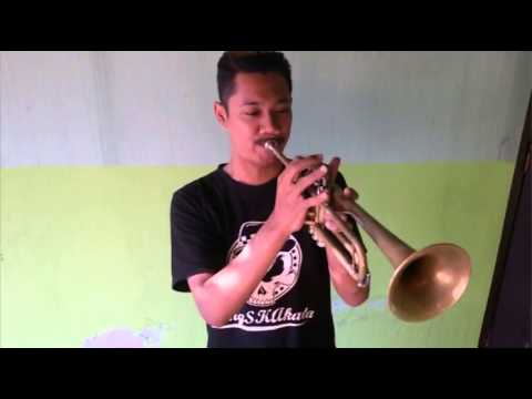 Tutorial cara bermain alat musik Trumpet (Demo)