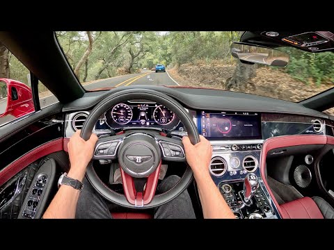 2023 Bentley Continental GTC Azure V8 - POV First Impressions