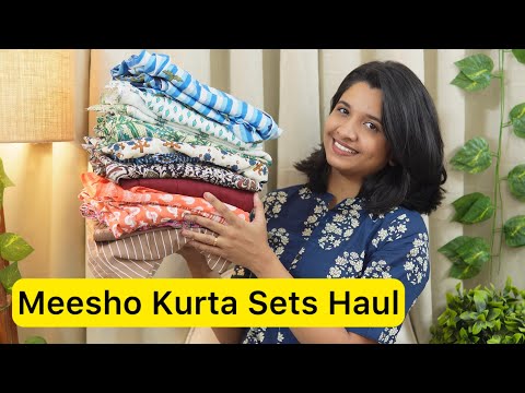 Meesho Kurta Sets Haul🌸 Office & College Wears 🌸