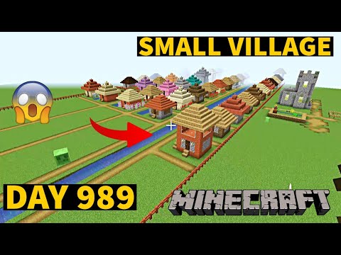HU Smart Gamer - I build Small Village in Minecraft Creative mode 2023 Day 989