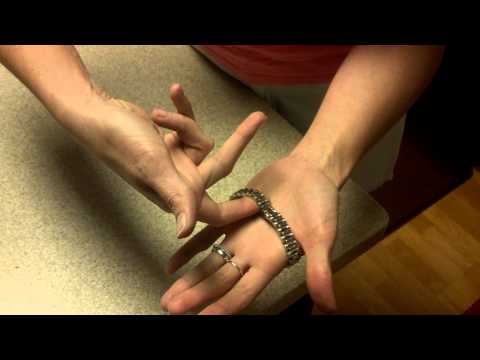 How to open a butterfly or hidden clasp.