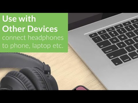 Avantree HT41899 Dual Bluetooth 5.0 Wireless Headphones for TV Watching (Set of 2) with Transmitter