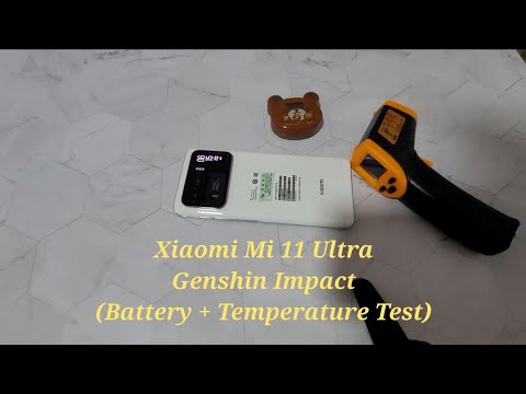 Xiaomi Mi 11 Ultra Genshin Impact Gaming Test (Temperature + Battery)