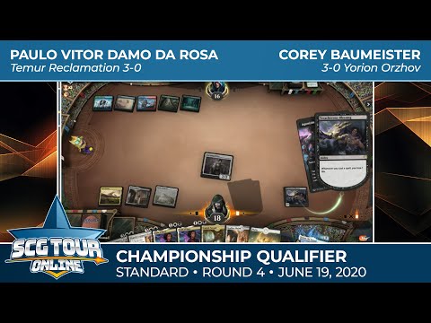 Baumeister vs Damo da Rosa | Round 4 | SCG Tour Online Championship Qualifier #1 | Standard