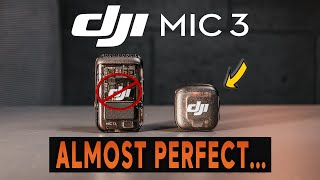DJI MIC 3 REVIEW - ALMOST PERFECT TINY WIRELESS MICROPHONE?