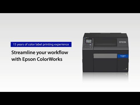 ColorWorks C7500G Inkjet Label Printer | Products | Epson Canada