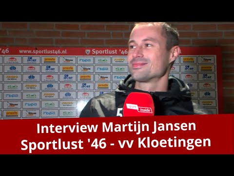 Interview Martijn Jansen Sportlust '46 - vv Kloetinge