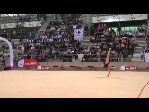 Goavec Emeline Cerceau Championnat de France Nationale B Senior Belfort 2014