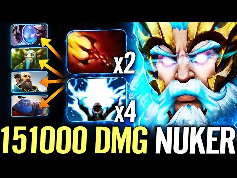 🔥 ZEUS 151.000 DMG Dagon + Refresher 6x Strike Nuker MID — Strongest Magic Spam Hero Dota 2 Pro