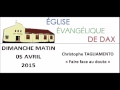 Christophe TAGLIAMENTO Faire Face Au Doute