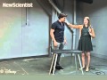 Magic microphone turns fingers into speakers