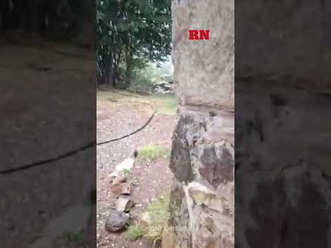 Sorpresa de verano nieve en los cerros de El Bolsón