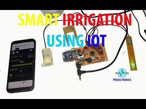 Smart Irrigation System Using IOT Model