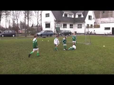 KFC Moerbeke oefenmatch U7A - U7B 15 januari 2011