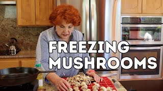 Freezing Mushrooms