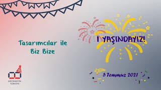 Türkiye Matematik Kulübü 1 Yaşında - Tasarımcılarla Biz Bize