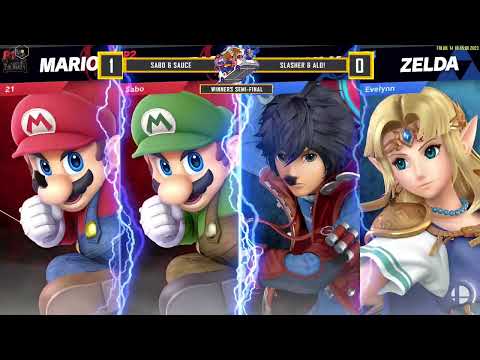 Regular Bairs #388 - SSBU Doubles - Winners Semis - Slasher & Alo! vs. Sabo & Sauce