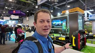 NEW Launch! Yarbo M-series Robotic Yard Machine CES Booth Tour #yarbo #robot #snow #mower
