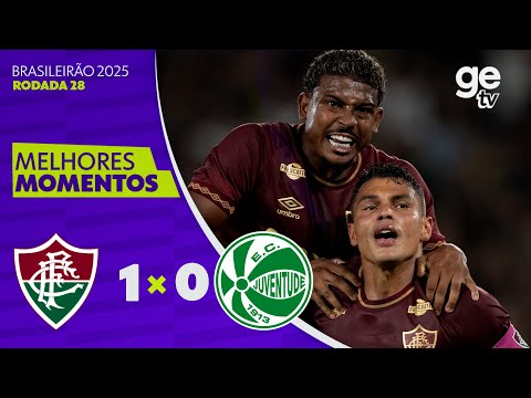 Gols e lances de Fluminense x Juventude-RS