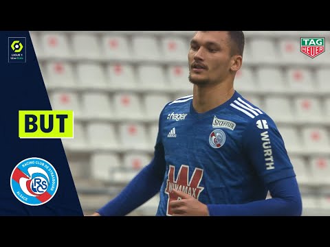But Ludovic AJORQUE (30' pen - RC STRASBOURG ALSACE) STADE DE REIMS - RC STRASBOURG ALSACE 2-1 20/21