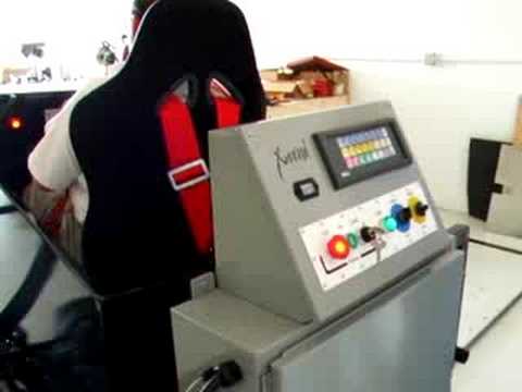 Larry on the xwind simulator