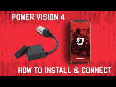 How To Install a Dynojet Power Vision 4 and flash Tunes using the App