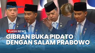 Gibran Mulai Pidato KTT G20 dengan Salam Prabowo, Bahas soal QRIS hingga Isu Global