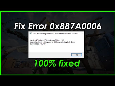 Fixing Error 0x887A0006 in Unreal Engine | UE4 Fatal Error - D3D Device Hung [Step-by-Step Guide]