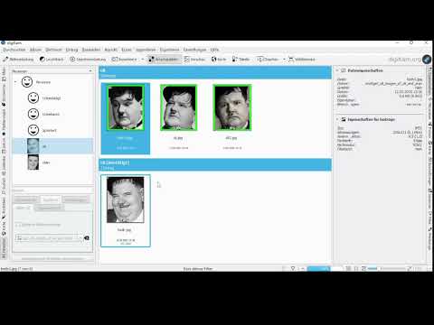 digiKam Face Tagging, Detection and Advanced Search Option (Get all images with known faces)
