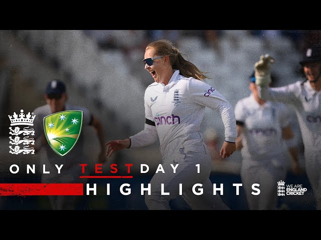 Perry & Ecclestone Star | Highlights – England v Australia Day 1 | LV= Insurance Women’s Test 2023