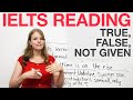 IELTS Reading strategies: True, False, Not Given ...