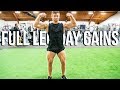 LEG DAY GAINS | 1st Cardio Session & Alphalete Drop