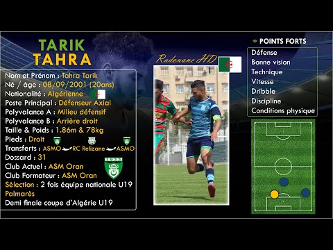 Tahra Tarik ( Défenseur Axial ) RC Relizane 2021