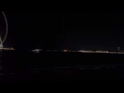 Dubai jumeirah beach iPhone 13 pro max night mode video recording phase 10 raw video