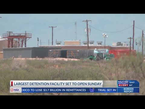 Largest migrant detention center to open at Fort Bliss
